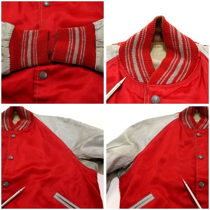 50s vintage BUTWIN リバーシブル スタジャン メンズ Lサイズ相当