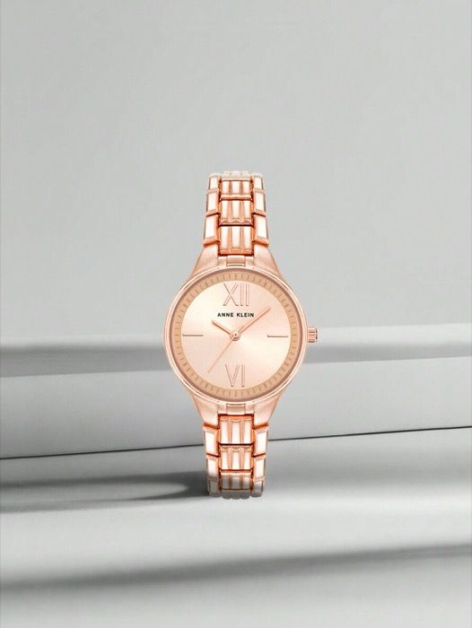 腕時計 レディース クォーツ レディース用ピンクゴールドトーンクォーツブレスレット腕時計 調整 なリンクブレスレット エレガントカジュアルな女性へのプレゼントに最適 |4060RGRG