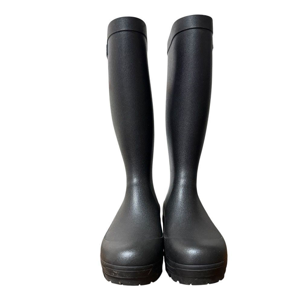 AIGLE エーグル レインブーツ ロングブーツ サイズ39 約24.5 cm ブラック レディース 古着