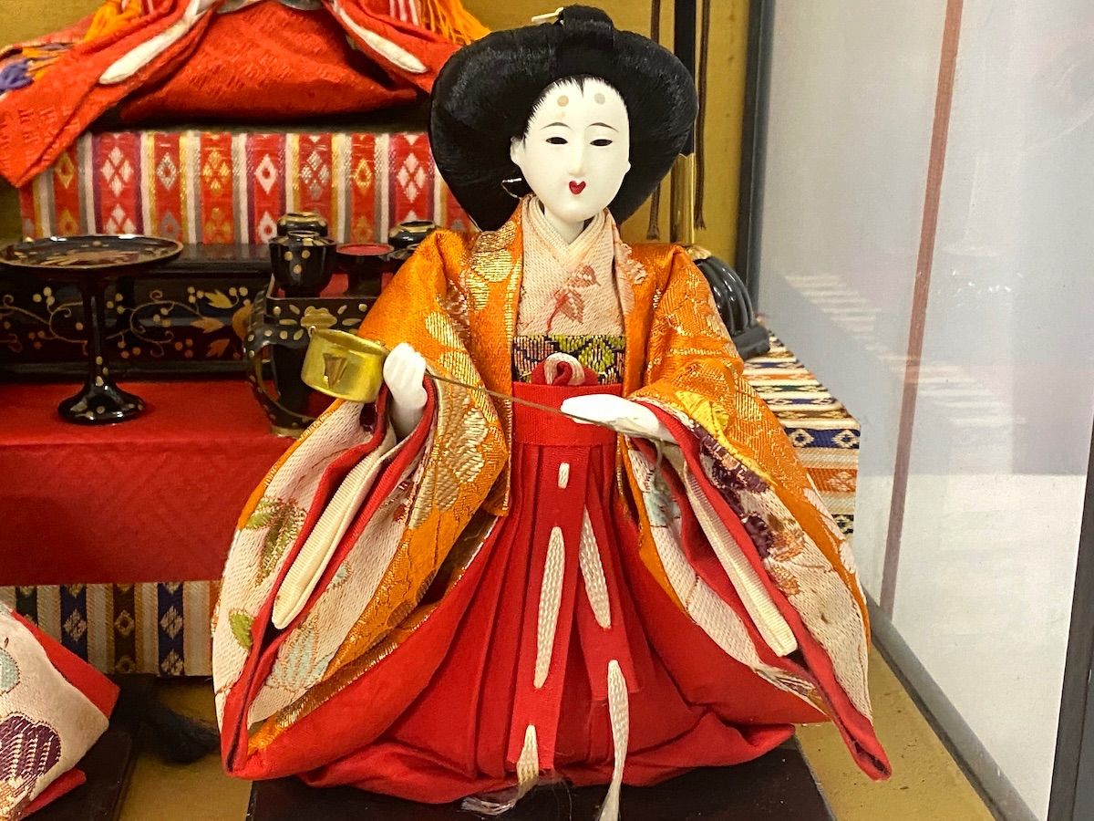 木目込人形 雛人形 五段飾り ガラスケース 雛人形 ガラスケース入り