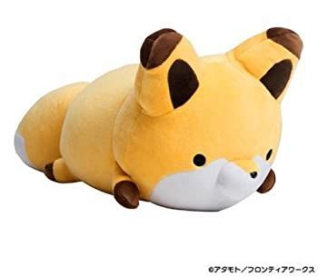 【】 タヌキとキツネ もちっとぬいぐるみ 寝そべりキツネ