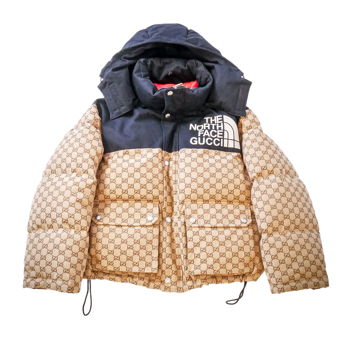 GUCCI x THE NORTH FACE ダウンジャケット GG柄 XXL グッチ ノース 