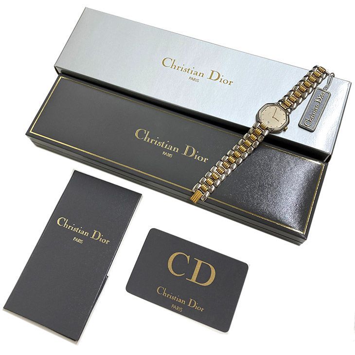 【ジャンク・売り切り品】クリスチャンディオール／オクタゴン 48-203／QZ 訳あり・売り切り品】クリスチャンディオール／オクタゴン 48