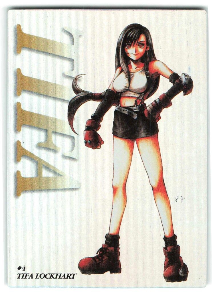 Tifa Lockhart Final Fantasy 7 Ⅶ Bandai Card 1996 #22 Very