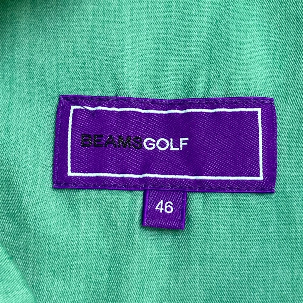 サイズ：46 BEAMS GOLF ビームスゴルフ  ストレッチパンツ 総柄 グリーン系 [240101476724] ゴルフウェア メンズ ストスト サイズ：46 BEAMS GOLF ビームスゴルフ ストレッチパンツ 総柄