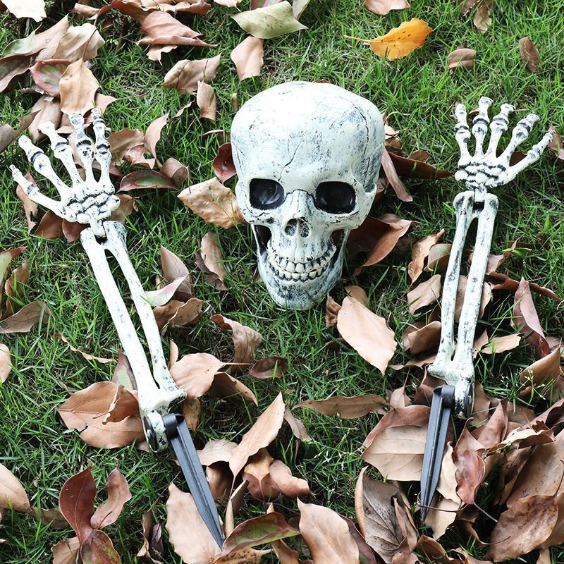 ハロウィーンの装飾スケルトンガーデン像屋外ヤードホーム