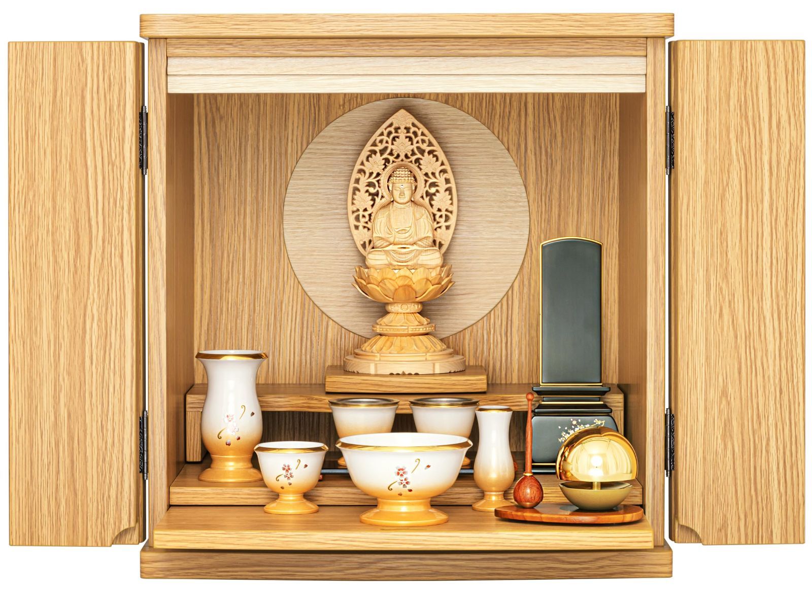 平成山平和寺　葉山学聖作　先祖護持平和観世音菩薩像　共箱　C 4106 平成山平和寺 葉山学聖作 先祖護持平和観世音菩薩像 共箱