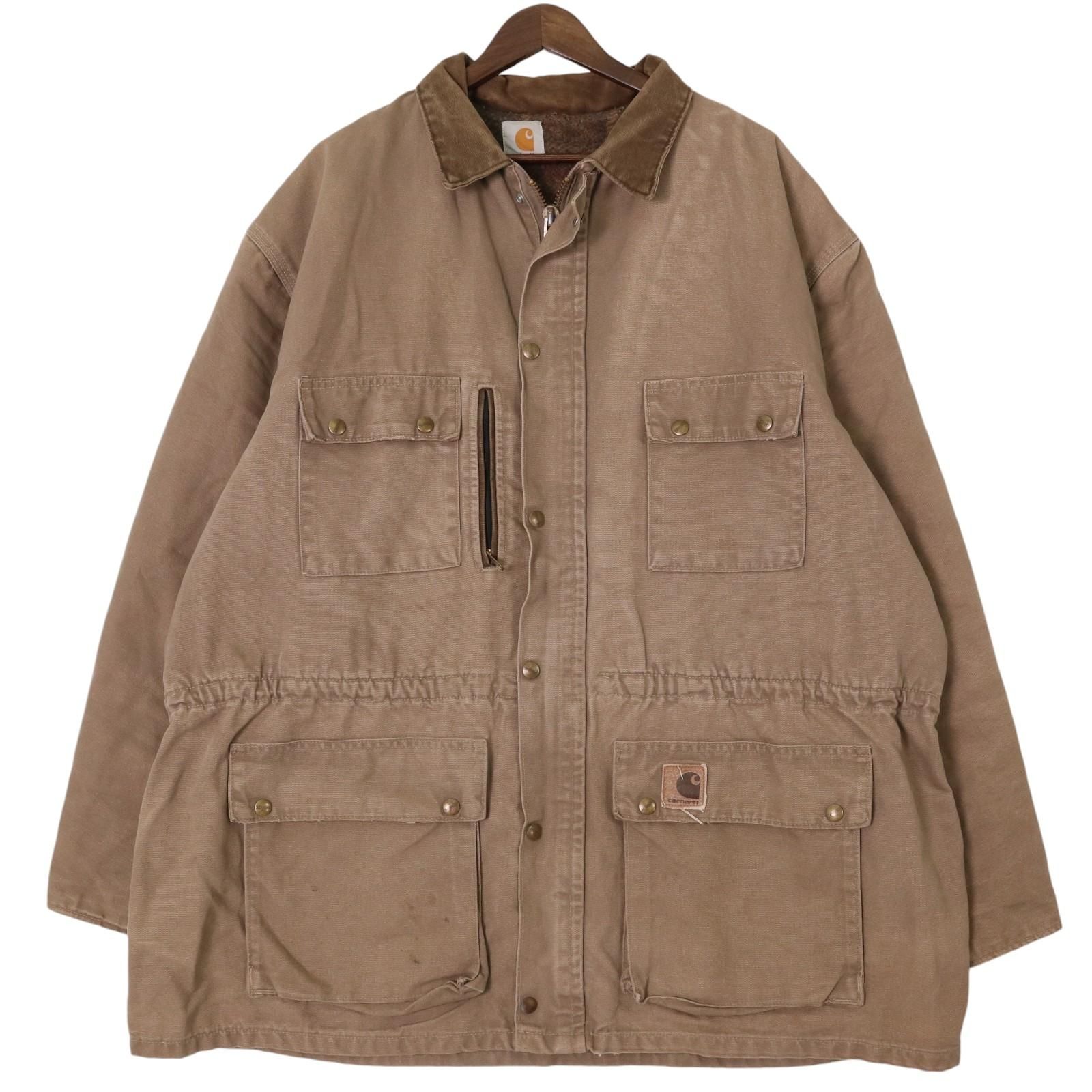 90年代 Carhartt カーハート ダック ワークジャケット 大きいサイズ 