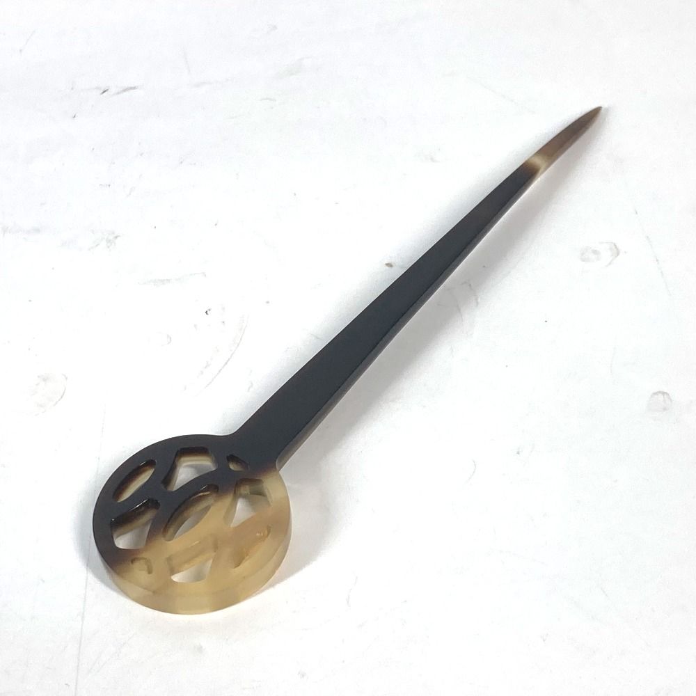 HERMES エルメス ヘアピン かんざし 簪 バッファローホーン