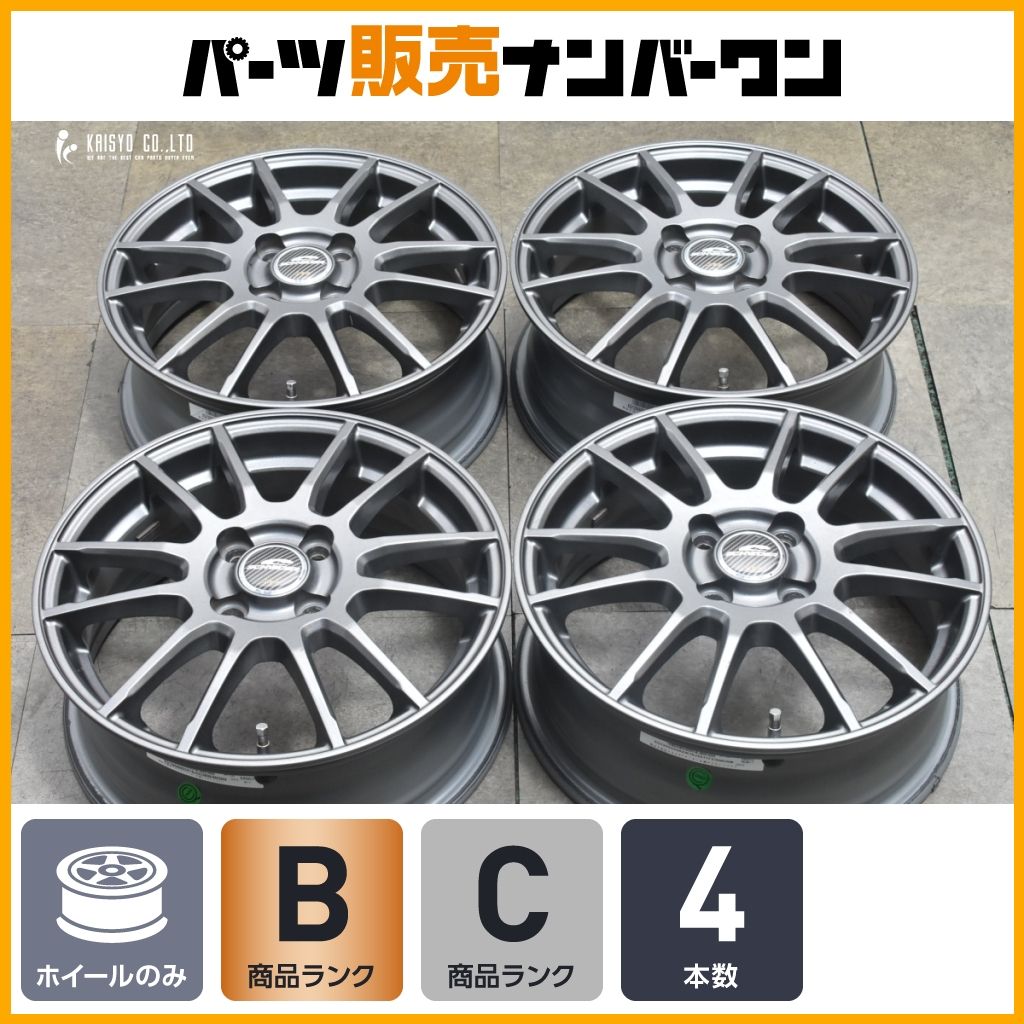 スタッドレス用に シュナイダー 15in 5.5J 50 PCD100 4本セット 交換用 フィット シャトル グレイス アクア ヤリス ヴィッツ スイフト