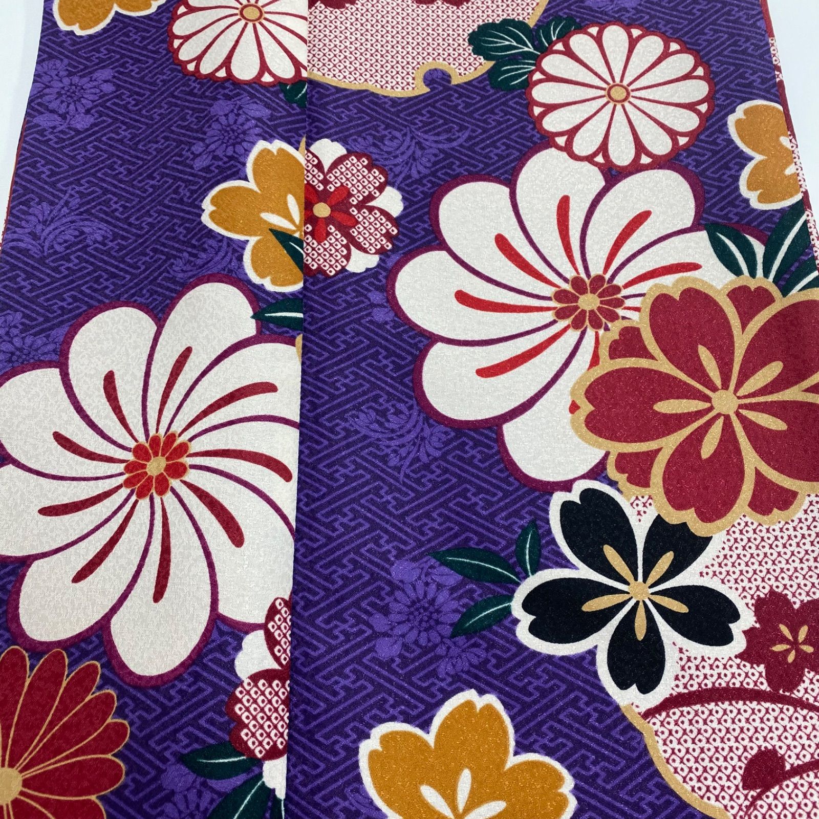 紋意匠 雪輪に花