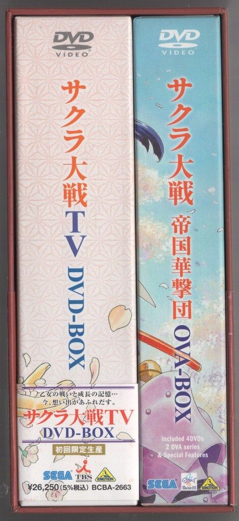 アニメDVD サクラ大戦OVA BOX+TV DVD-BOXセット - メルカリ