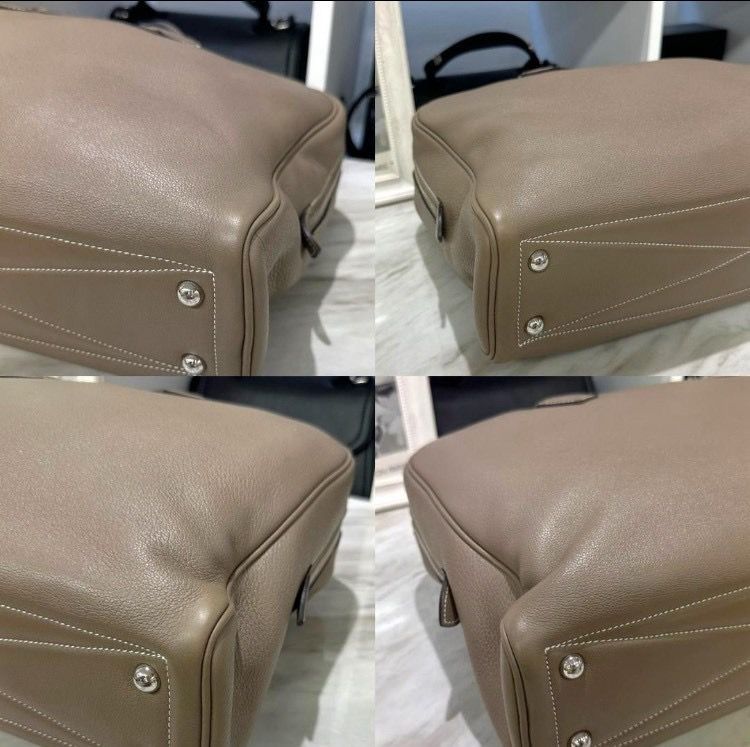 美品☆ エルメス ヴィクトリア2 12H エトゥープ エヴァーカラー T刻印