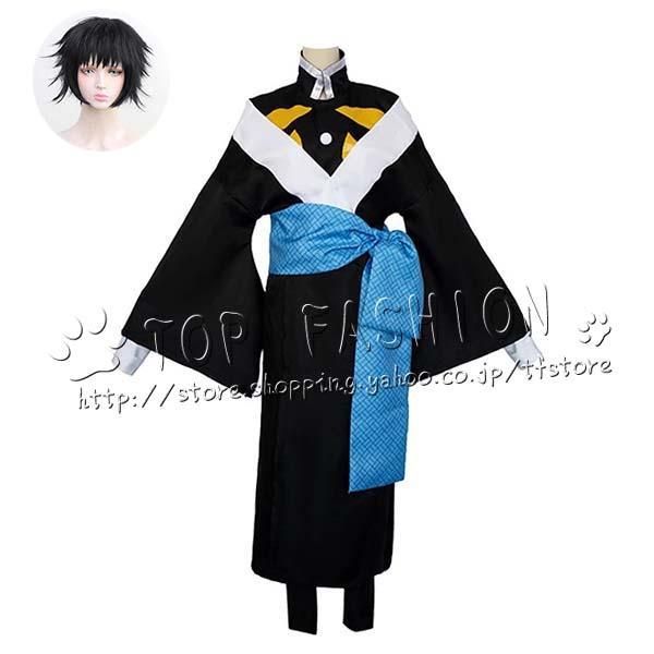 新発売 鬼滅の刃 風 獪岳（かいがく） コスプレ衣装 ウィッグ cosplay