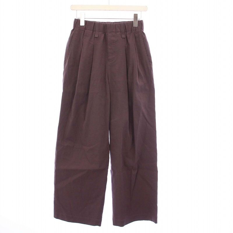 イッセイミヤケ ISSEY MIYAKE 25SS PERSONALITY PANTS パーソナリティパンツ イージーパンツ ワイド 1 紫 IM51FF537 |KH
