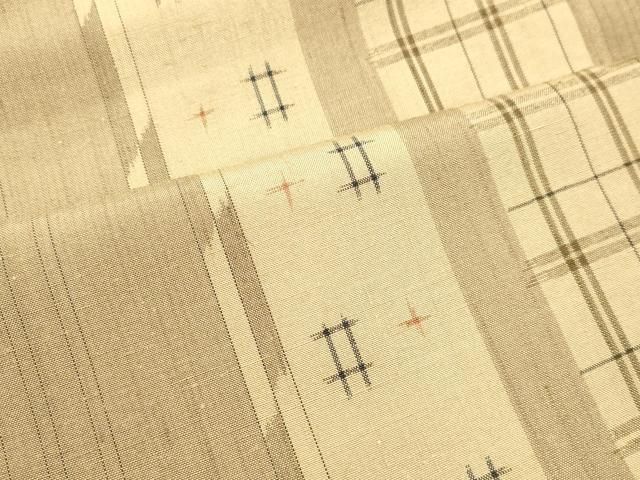 平和屋着物●上質な紬　絣間道　正絹　逸品　未使用　DAAU0613tw 平和屋着物○上質な紬 絣間道 正絹 逸品 未使用 DAAU0613tw - メルカリ