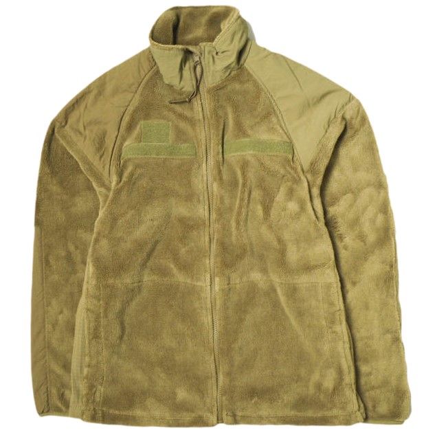 US ARMY アメリカ軍 ECWCS GEN III Level 3 COLD WEATHER FLEECE JACKET コールドウェザーフリースジャケット 8415-01-546-7444 XS-REGULAR コヨーテ 米軍 アウター g18028