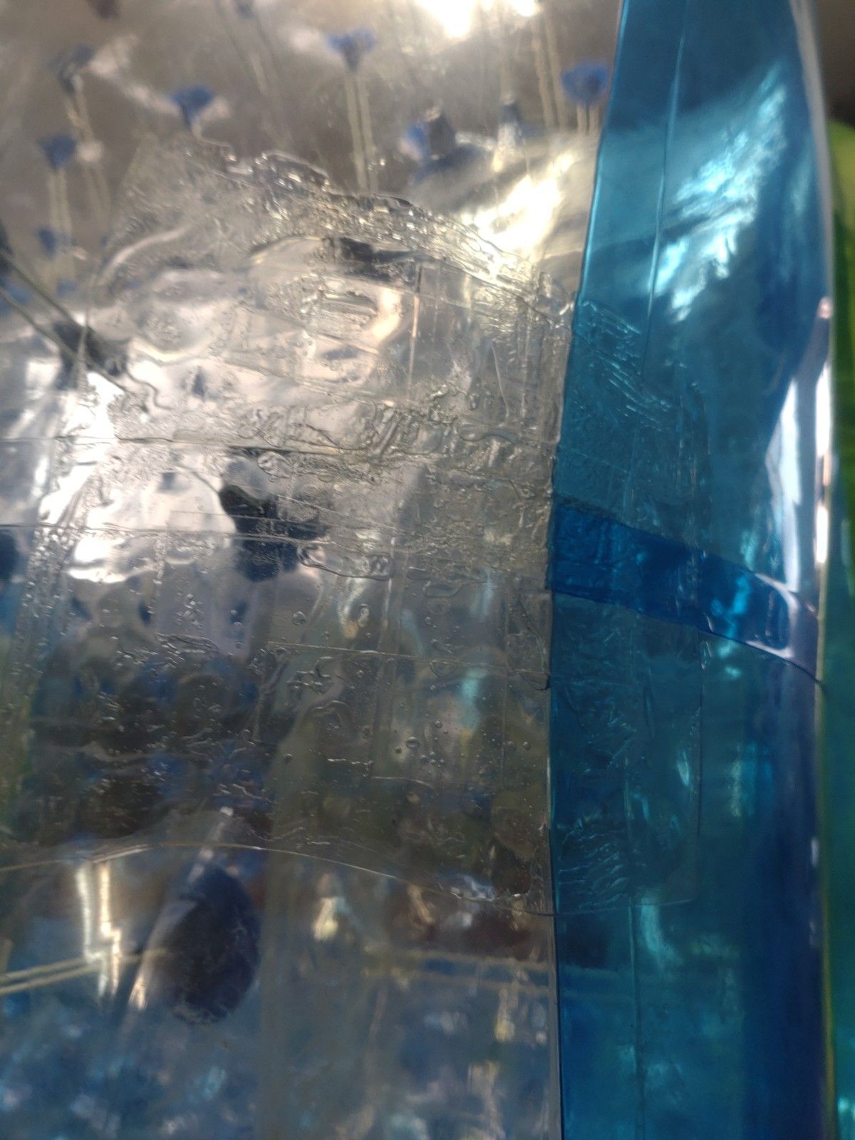 品 MGC JAPAN TRADE ウォーターロール ウォーターバルーン 2.3 m フローター フロート 浮き輪 うきわ 水上 遊具 海 プール 海水浴 blue 2