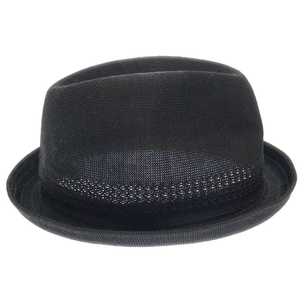 【未使用】NEW ERA ハット フェドーラ ウール メタルピン ブラック XL The Trilby トリルビー ウール メタルピン ブラック