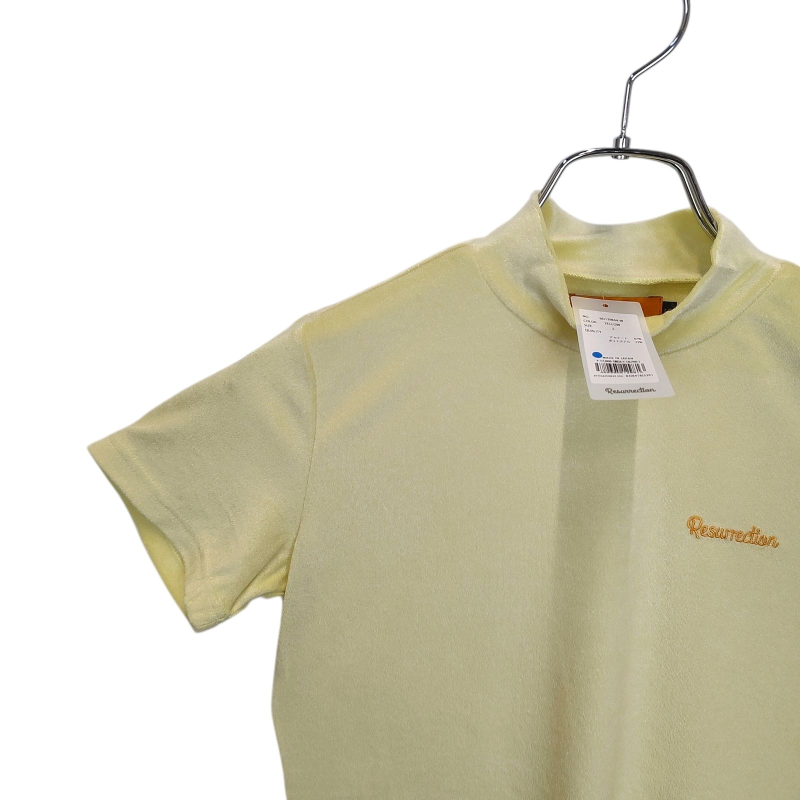 Resurrection レザレクション ゴルフ 半袖 パイル アセテート モック