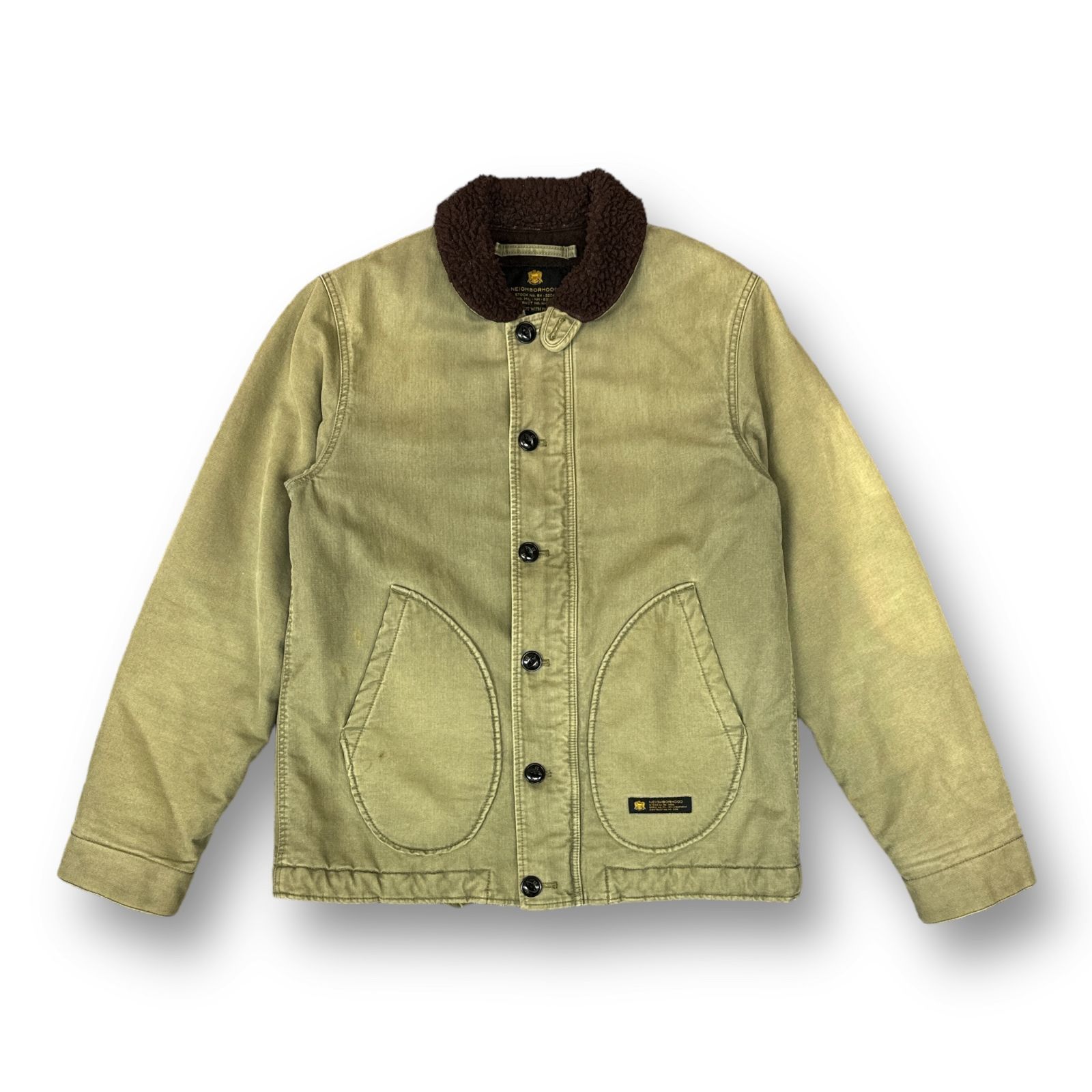 M備考NEIGHBORHOOD ネイバーフッド 16AW N-1 デッキジャケット 162NYNH-JKM01 カーキ