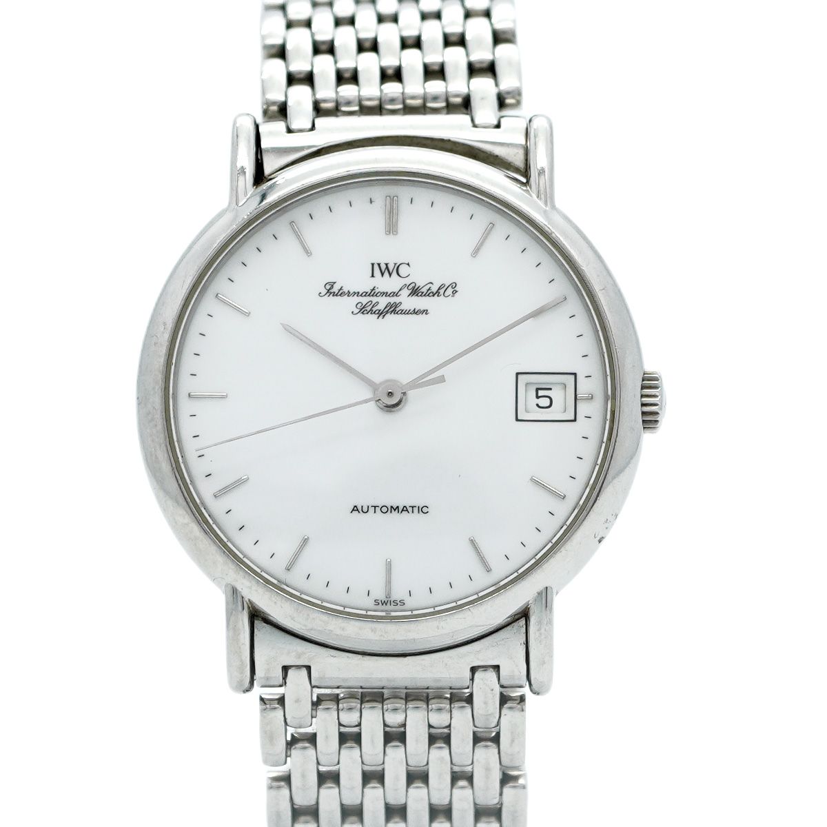 5wwm0197 IWC アイダブリューシー シャフハウゼン ポートフィノ IW351405 白文字盤 腕時計 メンズ