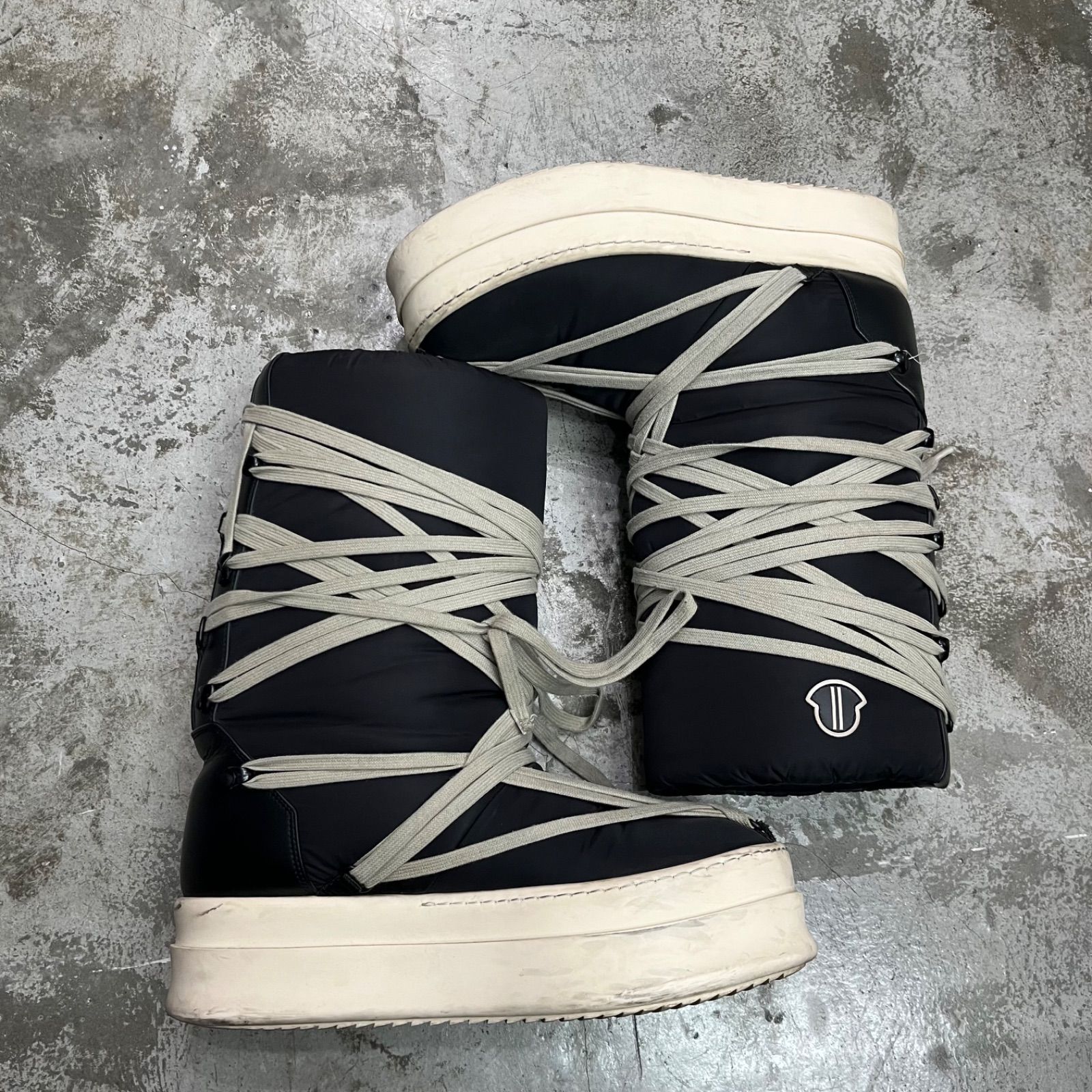 参考上代238700円 国内正規 Rick Owens Moncler MU Shoes 999 コラボ