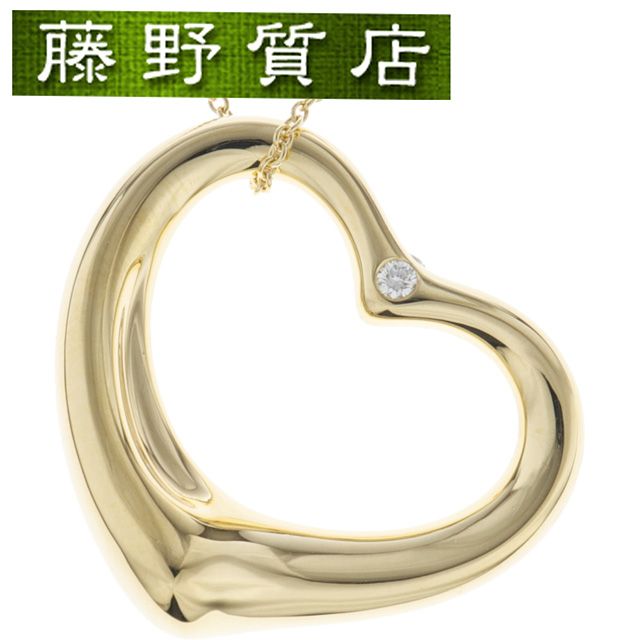 新品仕上げ済) ティファニー TIFFANY オープンハート ネックレス K18  