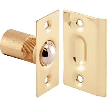 Prime-Line Products N 7287 Closet Door Large Ball Catch with Strike 2-1/8-Inch Solid Brass by Prime-Line Products