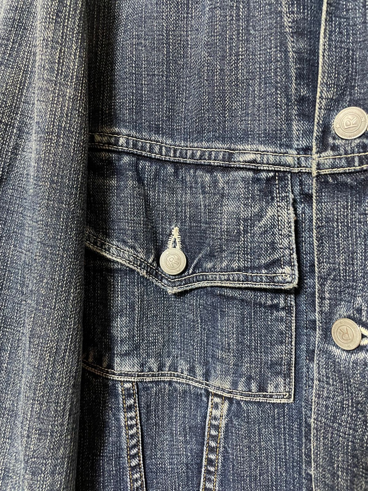 45rpm デニムジャケット Z1343 R by 45RPM アール Gジャン デニムジャケット ジージャン