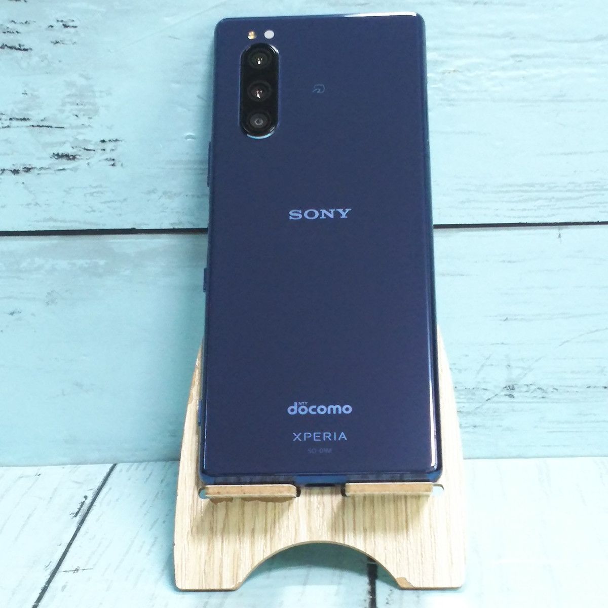 docomo Xperia5 SO-01M docomo ブルー 本体 白ロム SIMロック解除済み SIMフリー 美品 917566