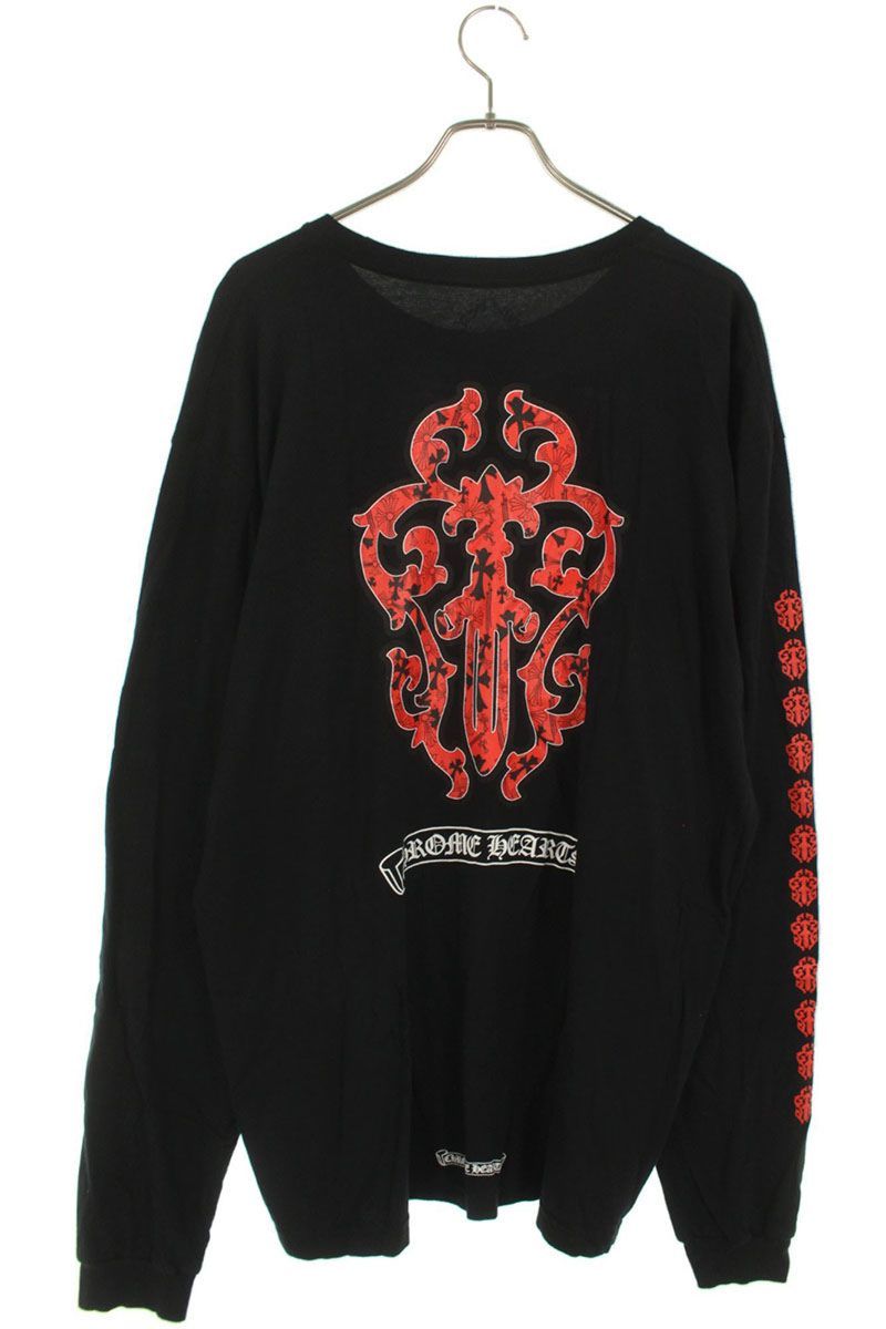 クロムハーツ CH L/S /1 バックダガープリント長袖カットソー