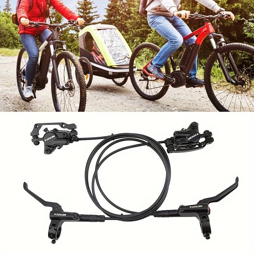 保護スリーブと固定スクリュー付きの自転車ブレーキシステム