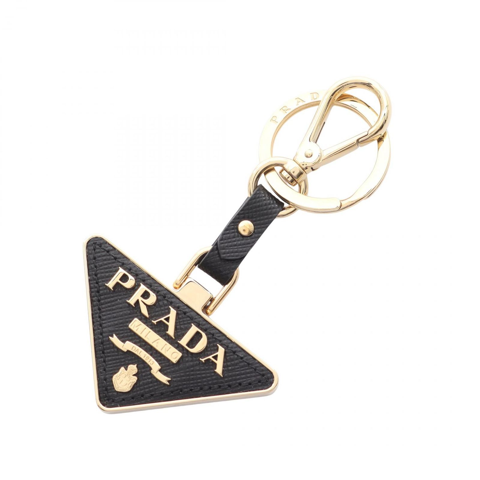 プラダ PRADA キーホルダー SAFFIANO 1PP128053F0002 サフィアーノレザー キーリング レディース