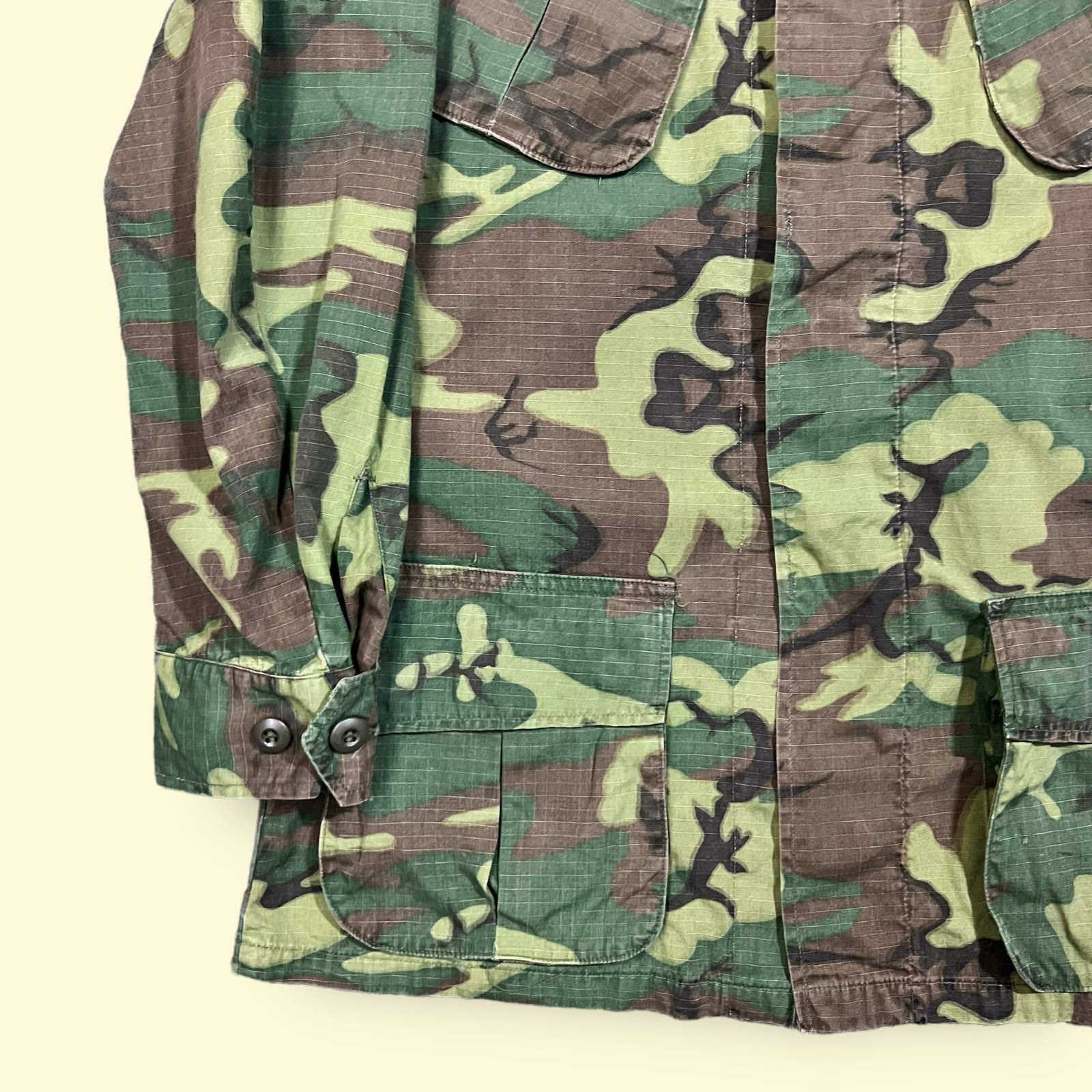 希少　ジャングルファティーグ　68年製　L-SHORT us army 68's US.ARMY ジャングルファティーグパンツ “SMALL-SHORT”PT