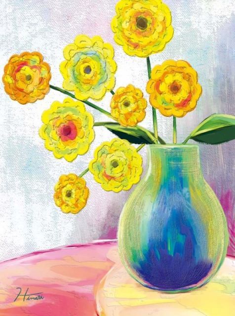 種類2：f6 額絵 中野ひまり ダリアの花瓶 f8・f6・f4サイズ ときめき