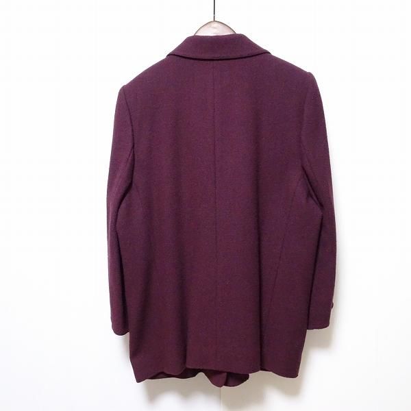 美品　レリアン　ウールジャケット　13＋　紫　デザインB カシミヤ100% 美品 レリアン ウールジャケット 13＋ 紫 デザインB カシミヤ100% 美品