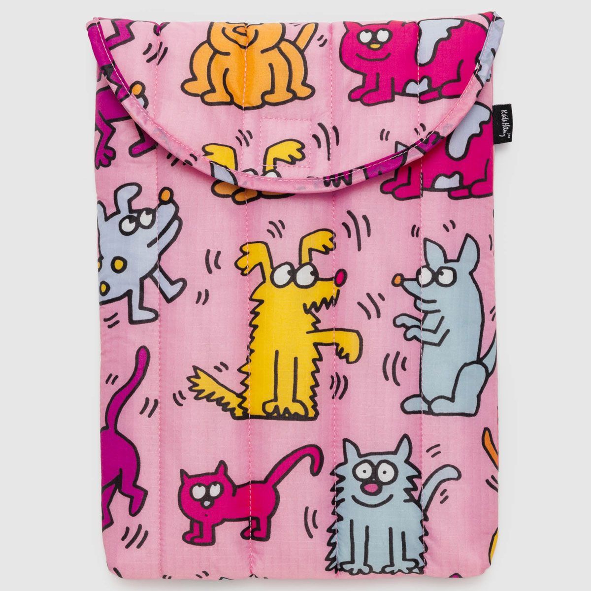 BAGGU × キースヘリング　ラップトップスリーブ　PCケース13/14インチ 新品 PCケース BAGGU PUFFY LAPTOP SLEEVE 13インチ/14インチ バグゥ