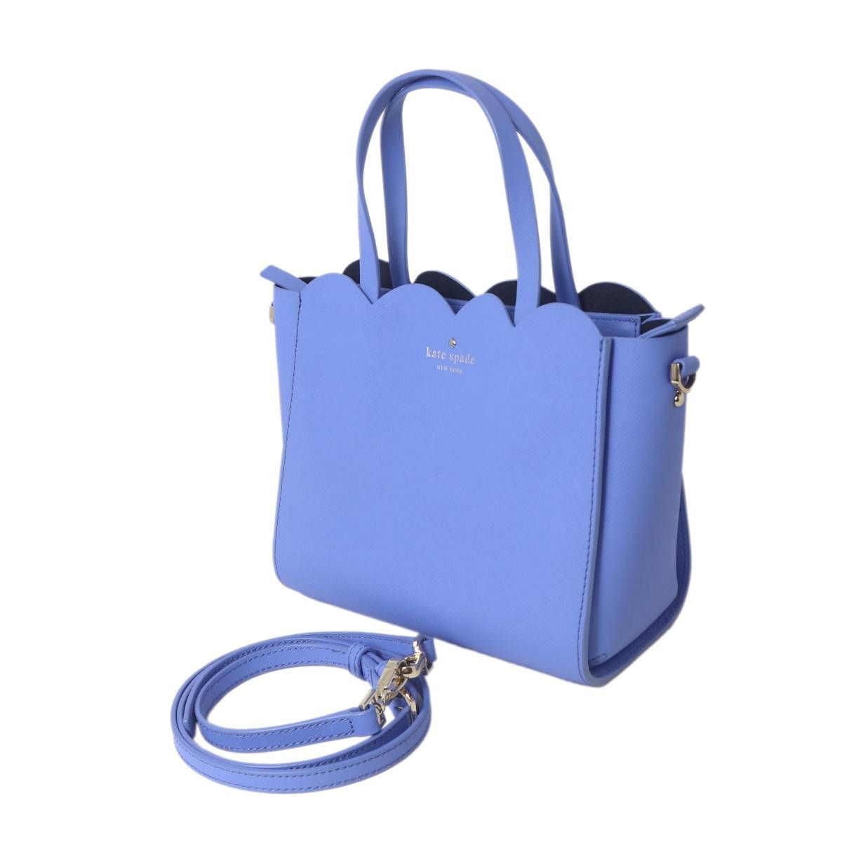 KATE SPADE/ケイトスペード 2way ショルダーバッグ ハンドバッグ 青紫 