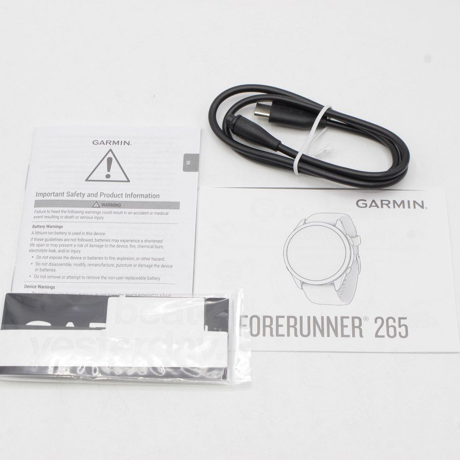 新品】GARMIN Forerunner 265S Music 010-02810-44 ホワイト スマート