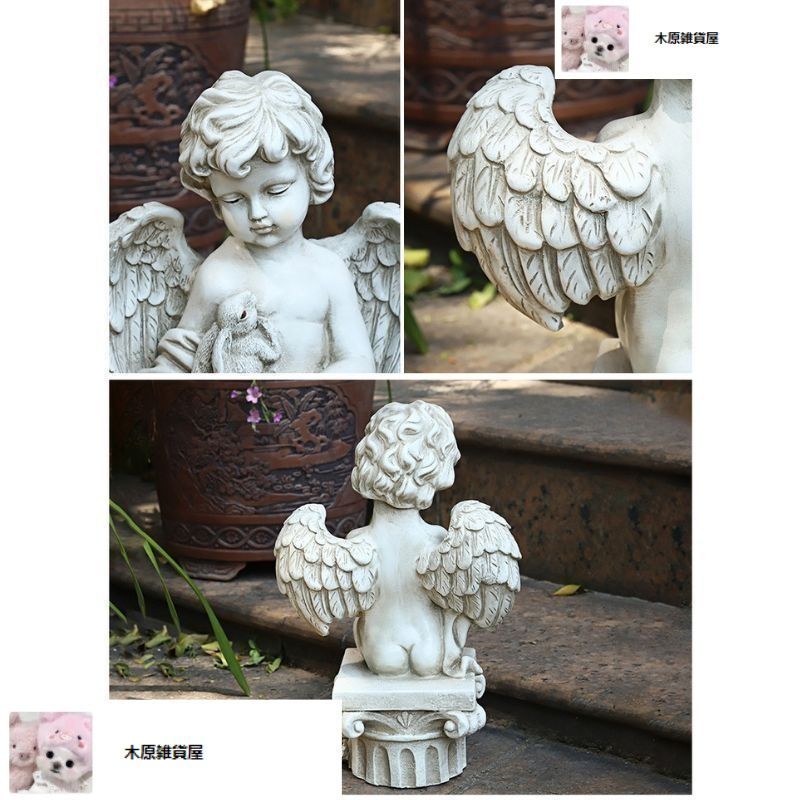 新品・未使用】 天使 エンジェル ガーデンオーナメント 置物