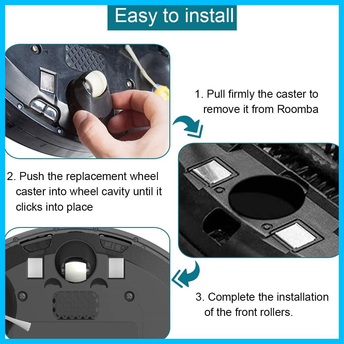 EATBALE ルンバ 用タイヤゴム アイロボット用掃除機Roomba 500、600