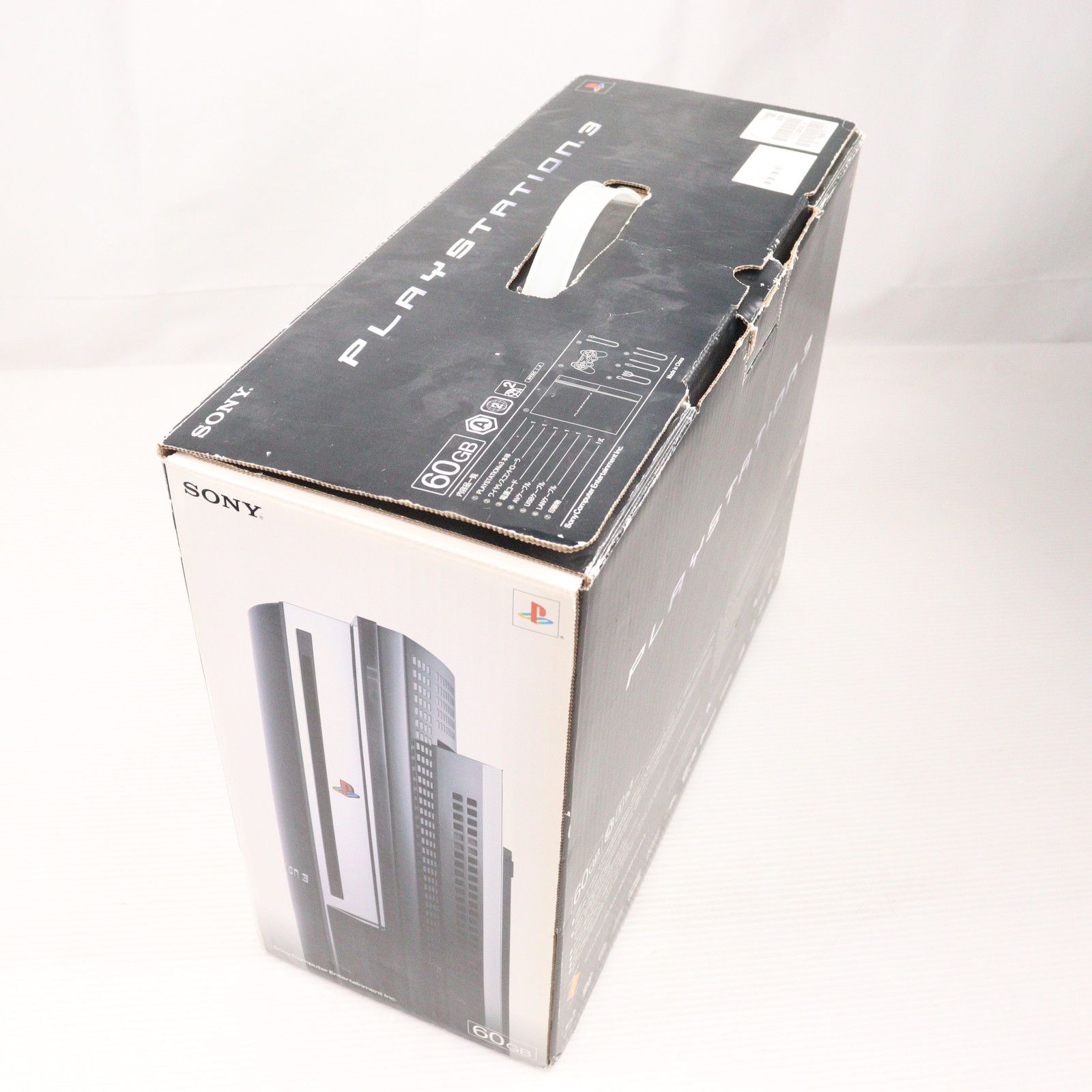 PlayStation - (本体) PlayStation 3(プレイステーション3) クリアブラック HDD60GB SCE(CECH-A00) Sony PlayStation 3 PS3 CECHA00 60GB First Black Model