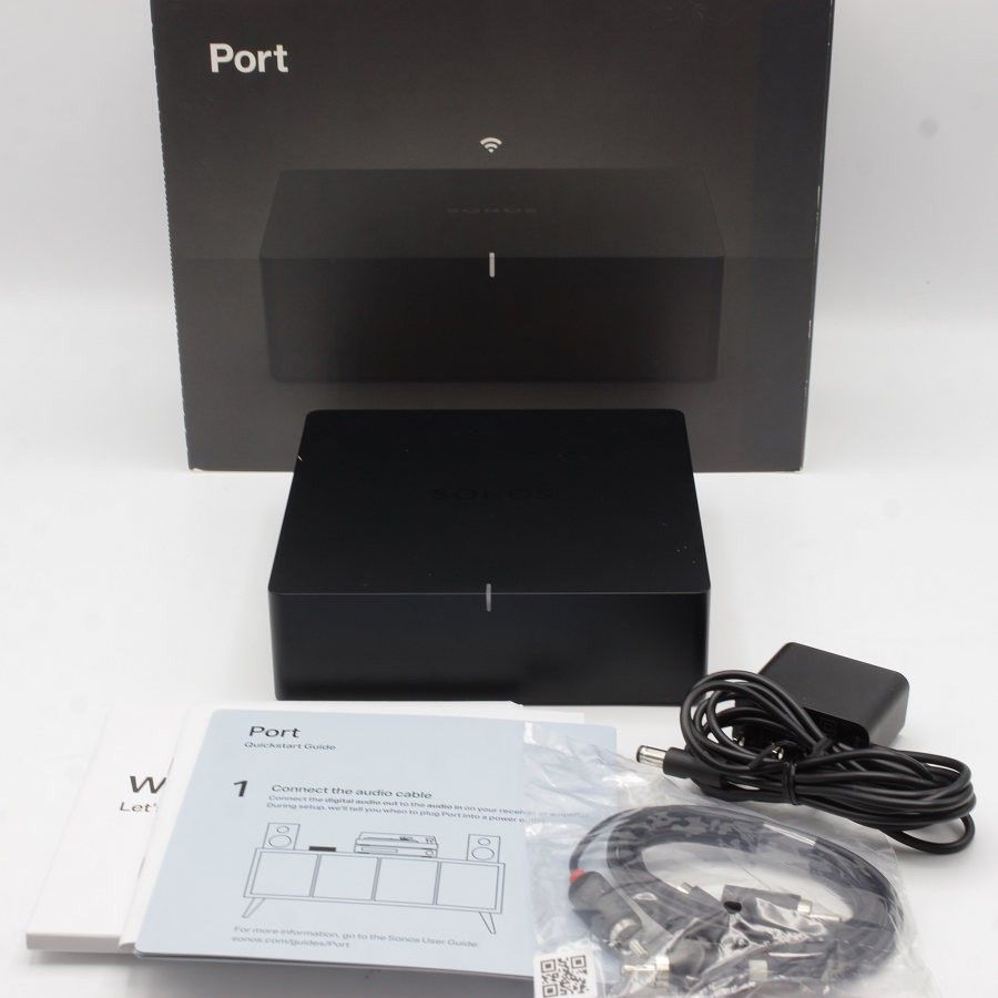 【美品】Sonos Port ネットワークオーディオレシーバー PORT1JP1BLK ソノス ポート 本体