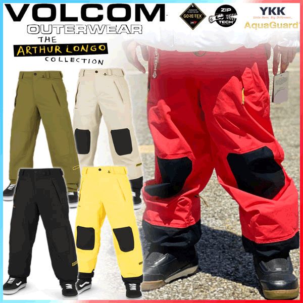 volcom スノーボードパンツ アーサー ロンゴ M 23-24 VOLCOM/ボルコム LONGO GORE-TEX pant メンズ レディース