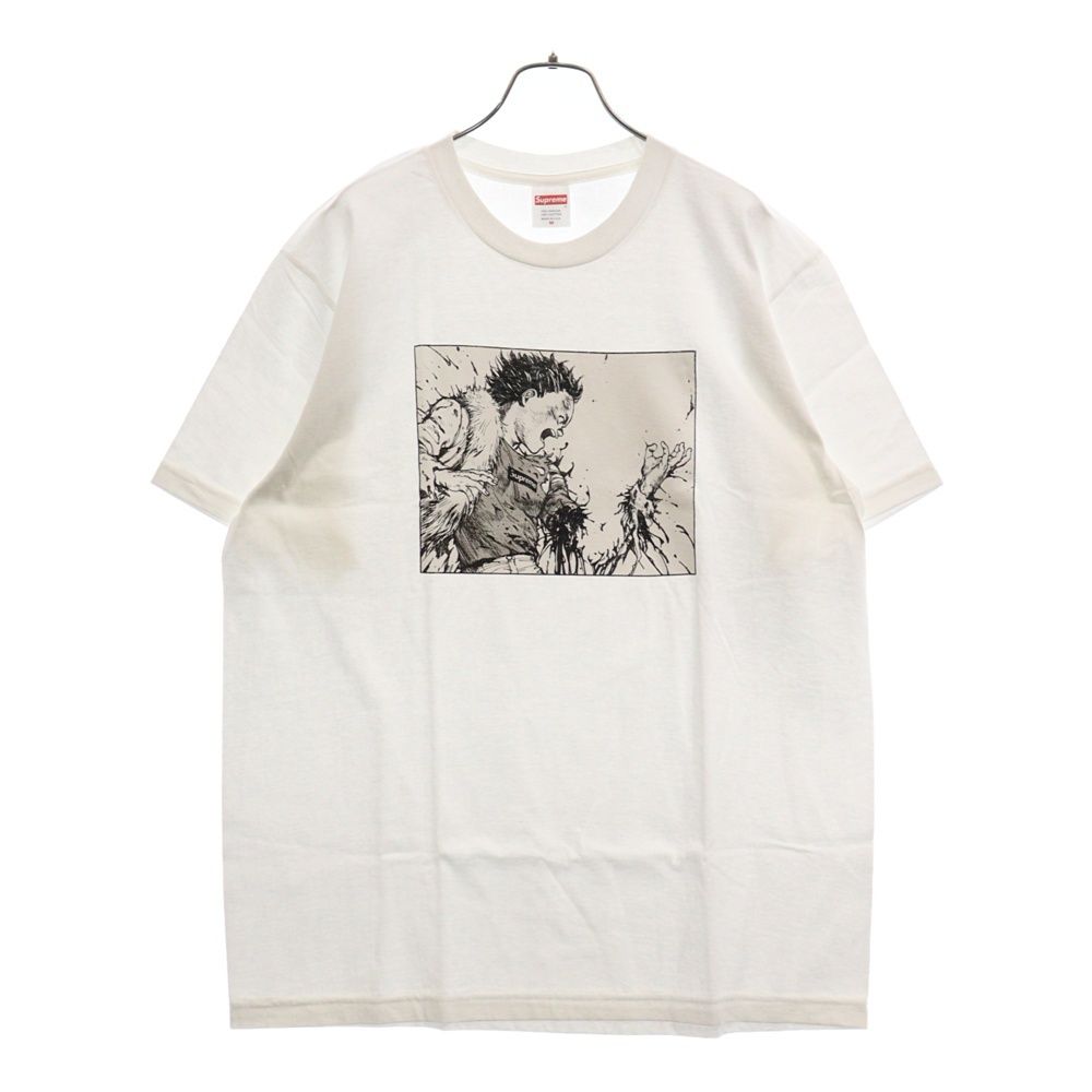 SUPREME (シュプリーム) 17AW ×AKIRA Arm Tee アキラ アームTシャツ フロントプリント半袖カットソー ホワイト