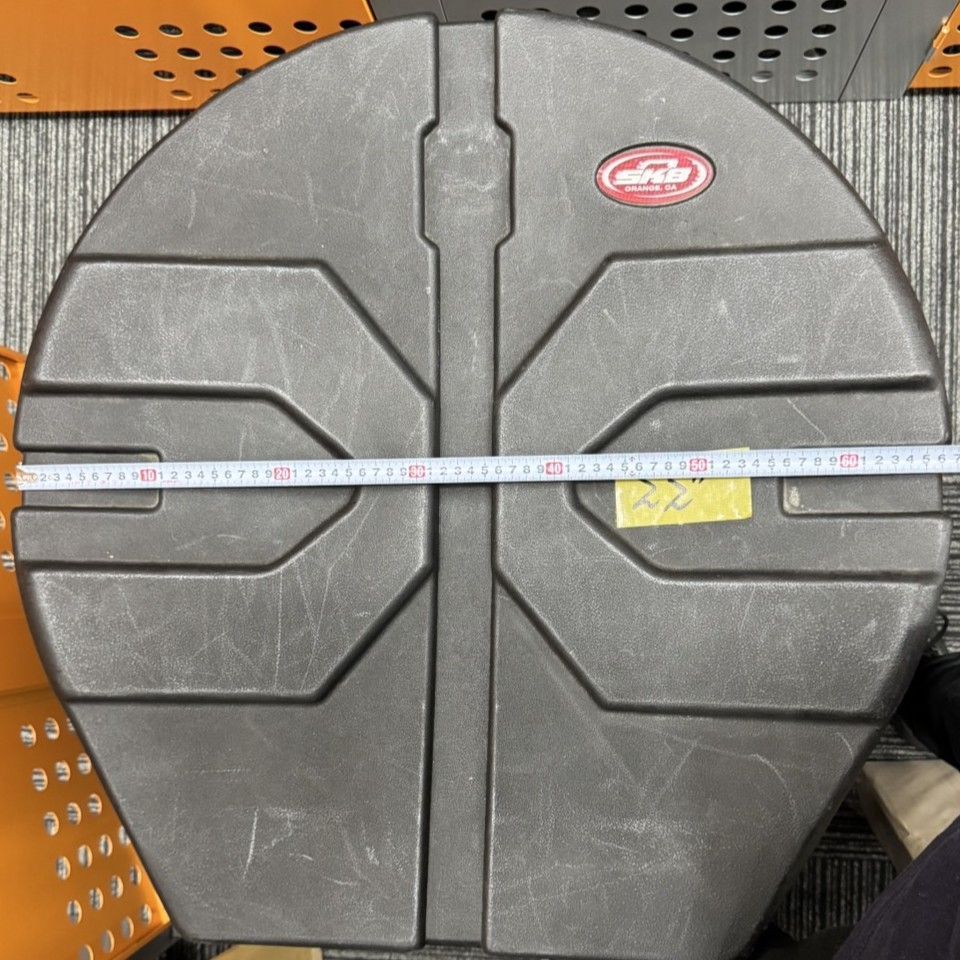 現地取引 愛知 SKB ドラムハードケース 22 バスドラム