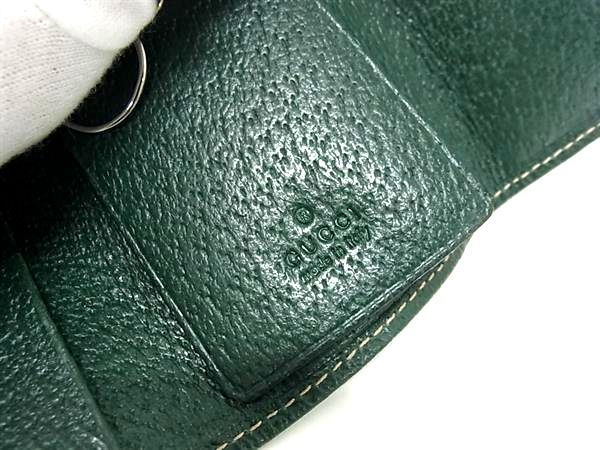 □新品同様□ GUCCI グッチ GG柄 GGキャンバス×レザー 6連 キーケース