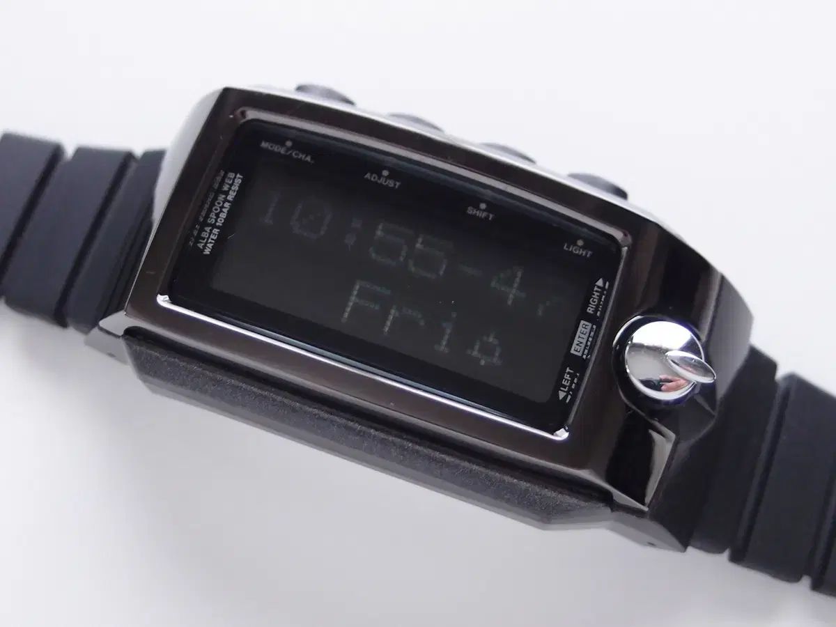 【美品】SEIKO ALBA SPOON WEB W440 ブラック ALBA SPOON WEB ブラック SEIKO(セイコー) アルバ・ウェッブ SEIKO