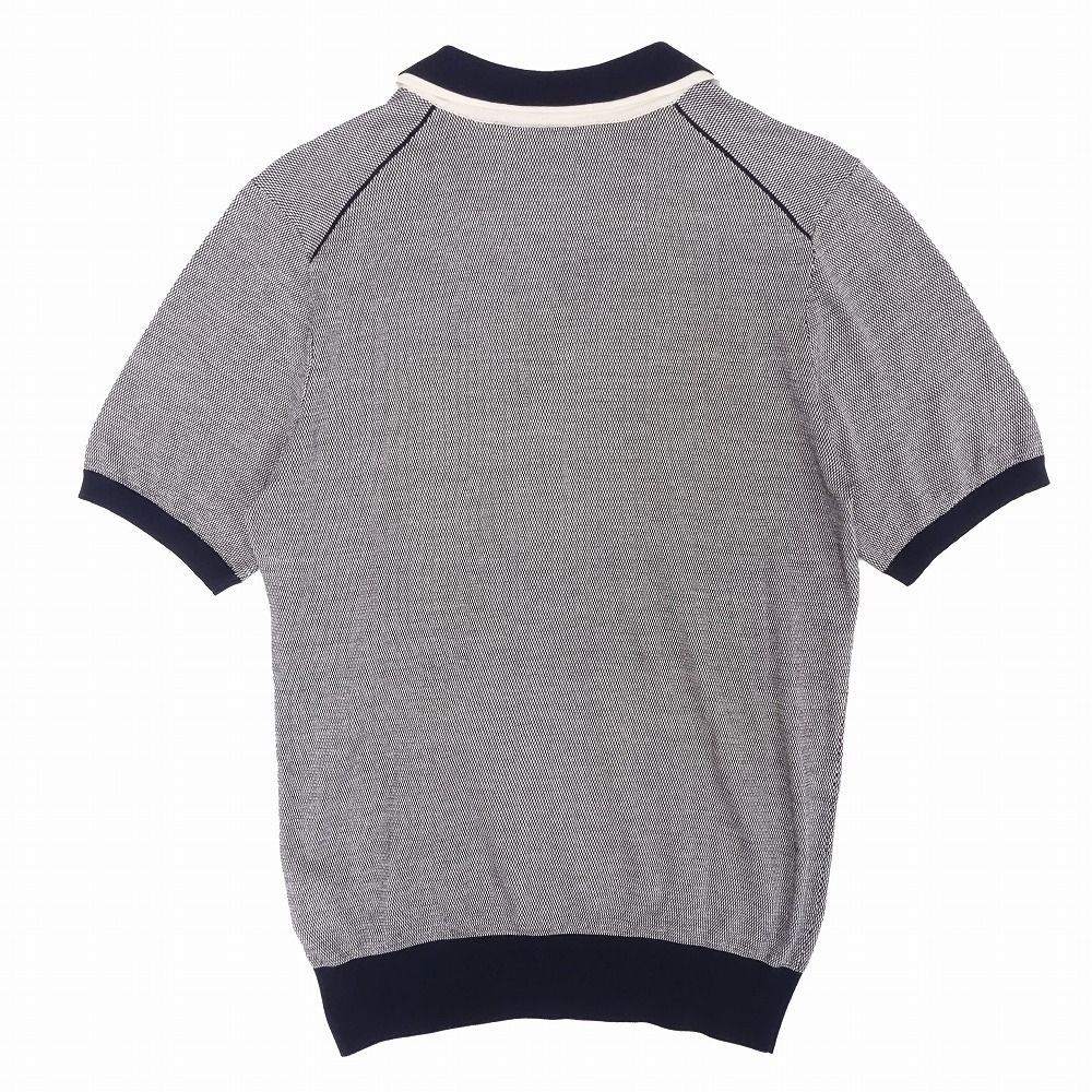 美品 HUGO BOSS ヒューゴボス ポロシャツ ニット 半袖 二重衿